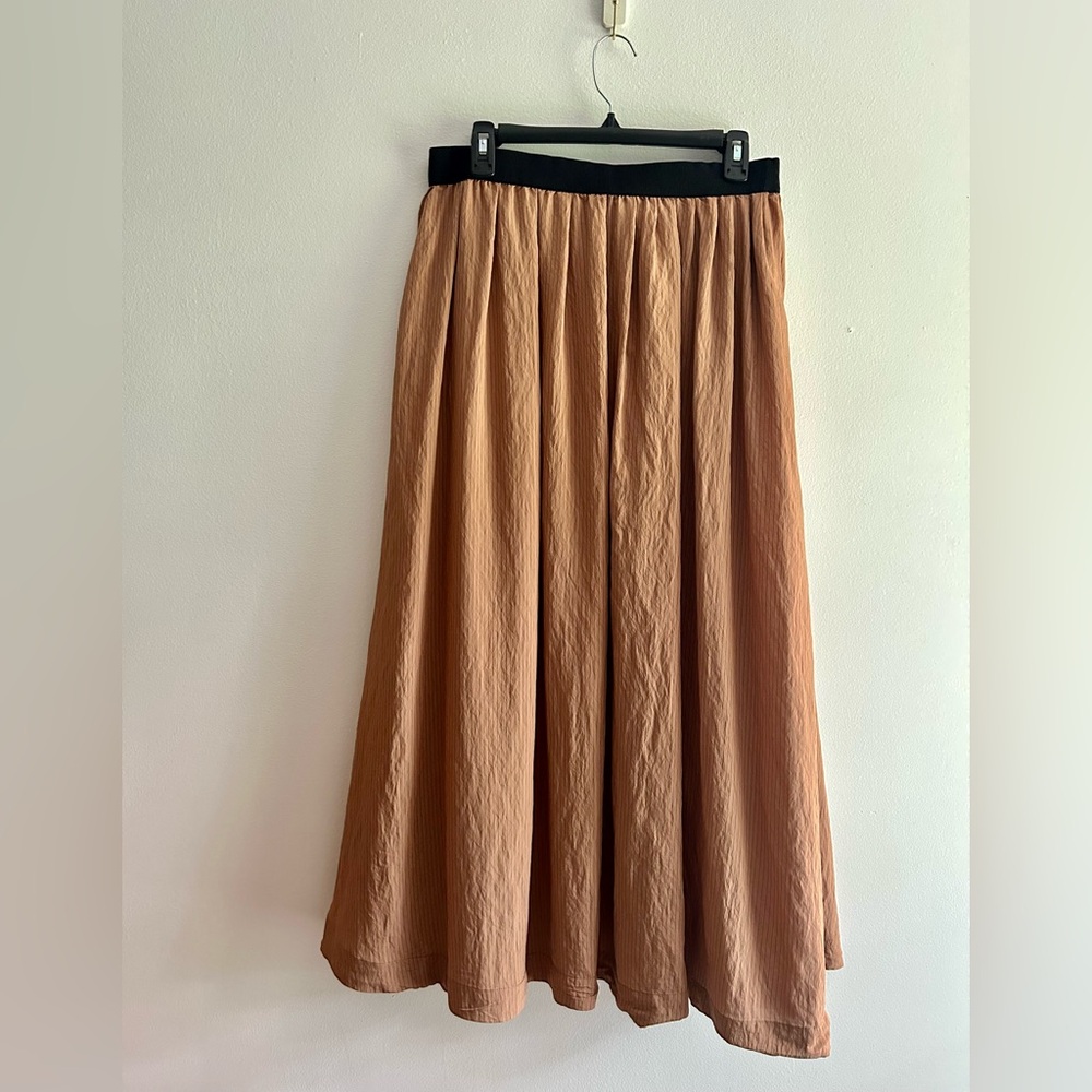Chic Tan Maxi Skirt